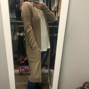Long sleeve winter cardigan